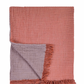Cocoon Muslin Cotton Blanket- Apricot & Ginger Snap