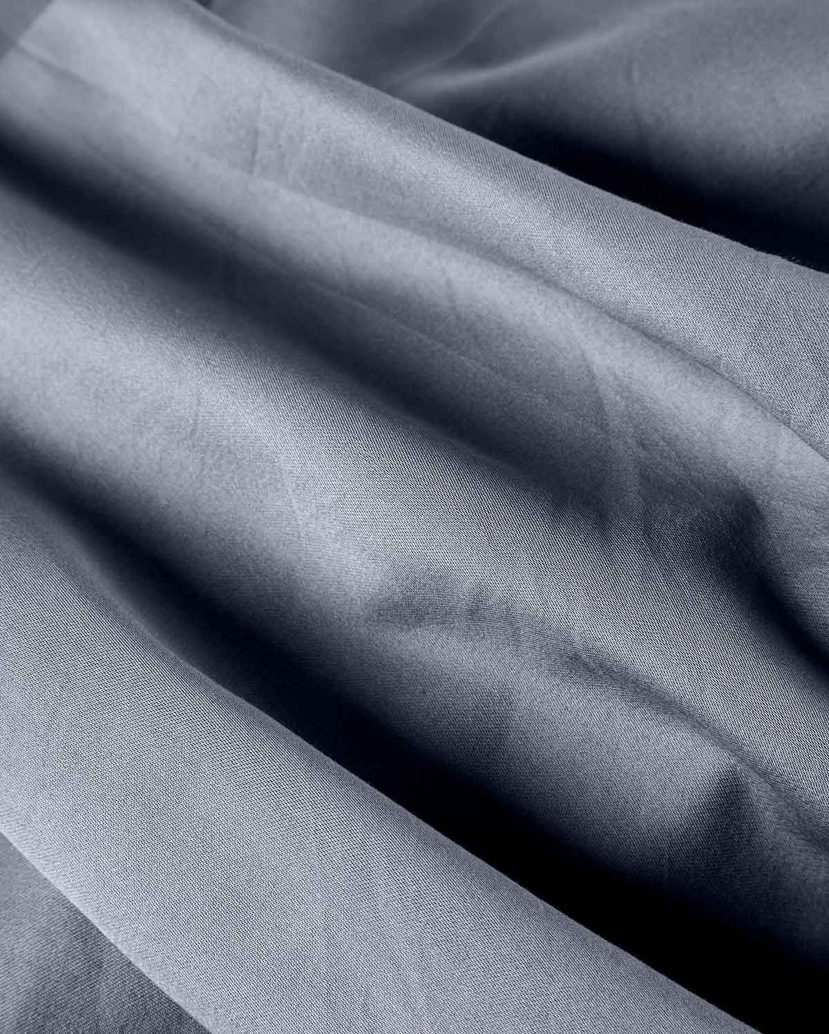 Lavish Sateen - Fitted Sheet Set - Dark Grey