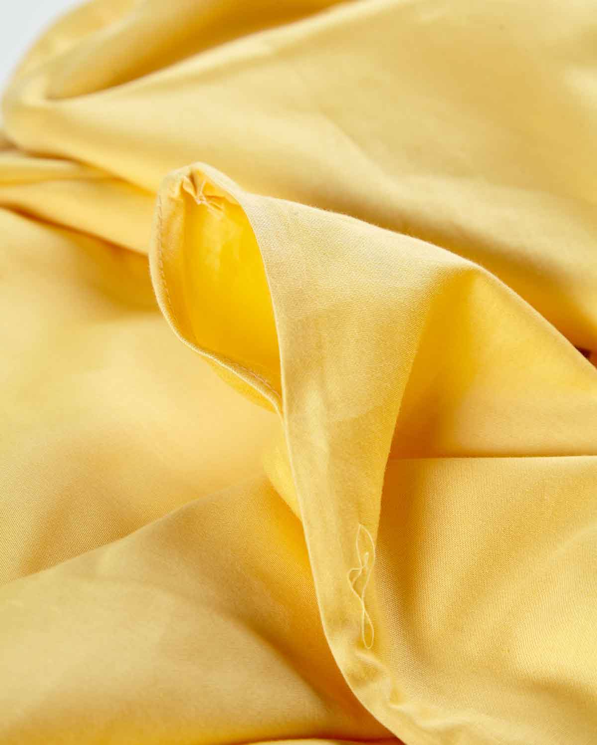 Lavish Sateen Duvet Cover - Yellow