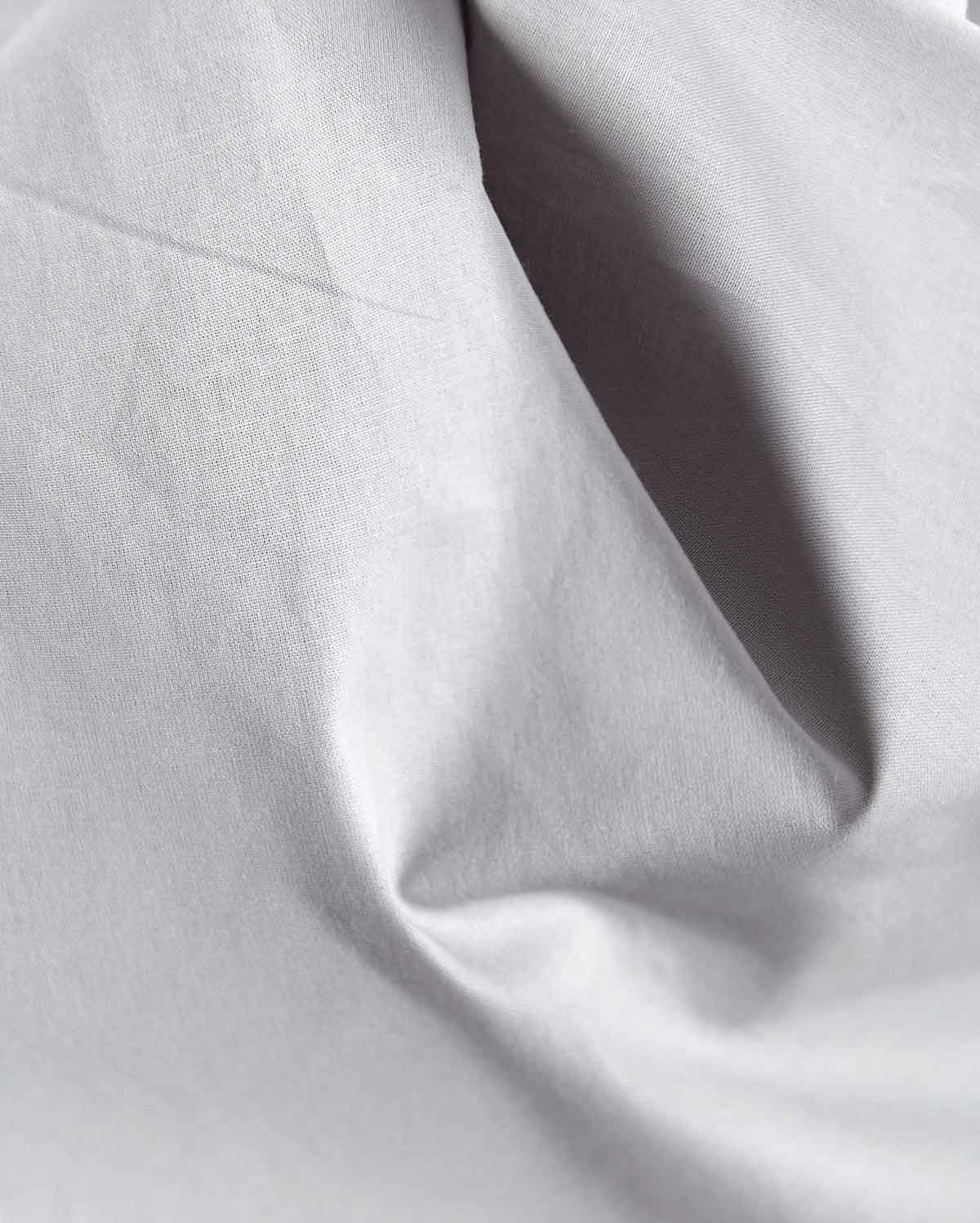 Classic Percale - Fitted Sheet Set - Grey