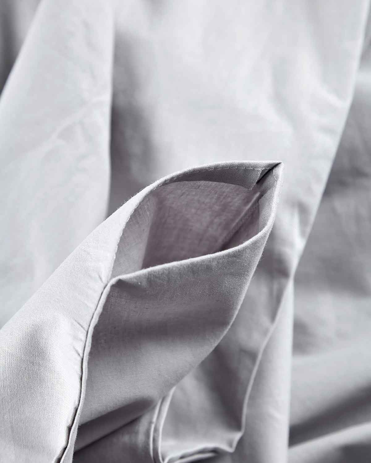 Classic Percale - Duvet Cover Set - Grey