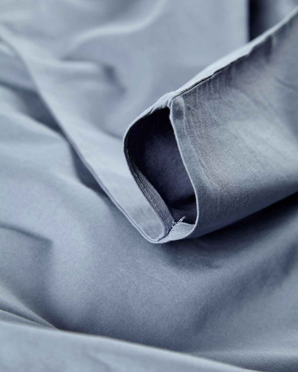 Classic Percale Duvet Cover - Dark Grey