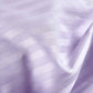 Sateen Stripe - Core Bedding Set - Lilac & White