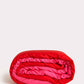 Reversible Sateen Duvet Cover - Fuchsia & Red