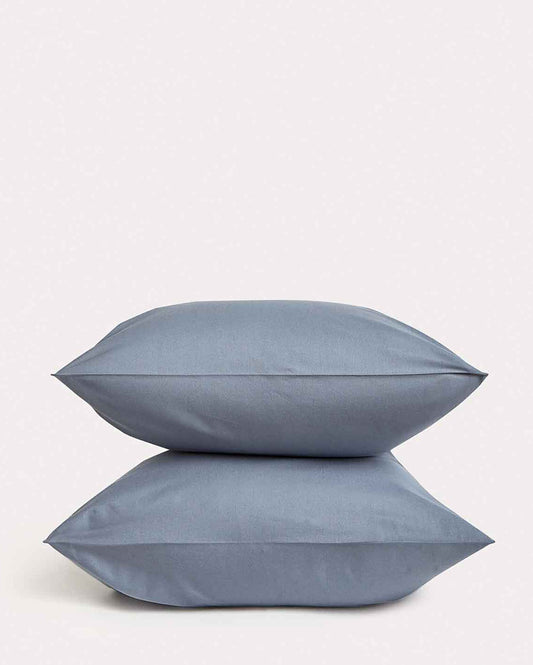 Classic Percale Pillowcase 2pcs - Dark Grey