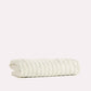 Ribbed Soft Cotton Towel Set - Cream (2 Towels)