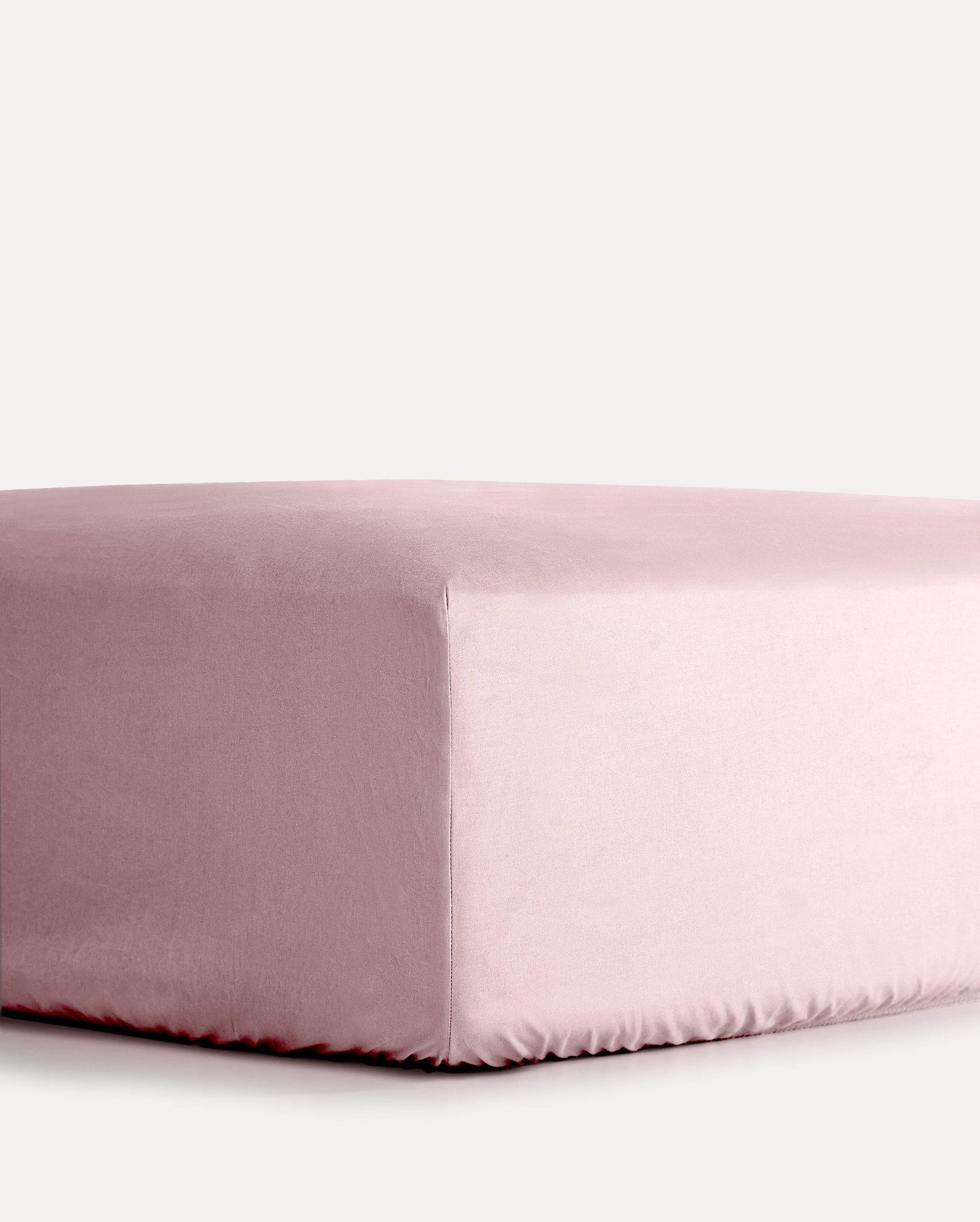 Lavish Sateen Fitted Sheet - Nude Pink - Ocoza