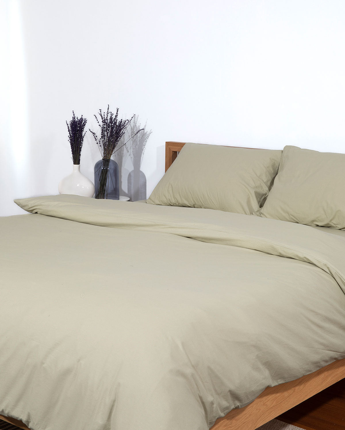 Classic Percale - Core Bedding Set - Sage Green
