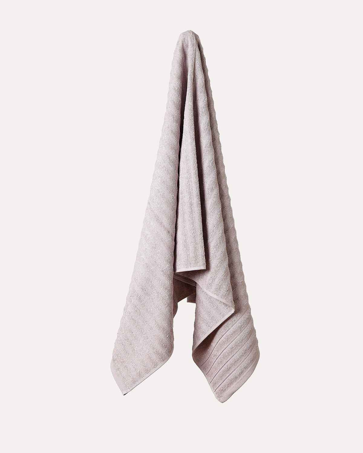 Cotton Ribbed Towel Set - Lilac (2 Towels)