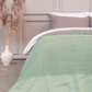 Waffle Bed Cover - Green